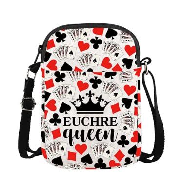 Imagem de Bolsa tiracolo Euchre Queen Euchre Gift Euchre Player Gift Euchre Game Gift Gambling Purse Travel Bag Sling Shoulder Bag, Euchrequeen Middle Cb, Tendência