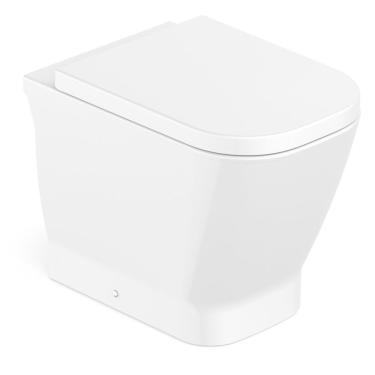 Imagem de Kit Vaso Sanitário Convencional Com Assento Termofixo Queda Amortecida Gap Roca Branco