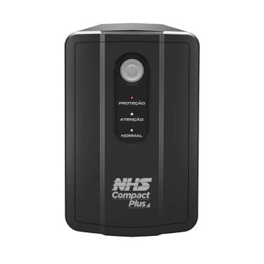Imagem de Nobreak Nhs 1200va Compact Plus 4 Biv/120 Preto Bivolt