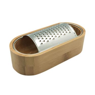 Imagem de Ralador De Mesa Oikos Com Recipiente De Bambu
