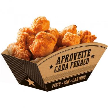 Imagem de Bandeja Canoa De Papel Kraft Para Porções Com Frases Personalizadas - 50 Unidades