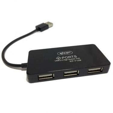 Imagem de Mini Hub Leitor 4 Portas Usb 2.0 De Uso Simultâneo Knup Kp-t109