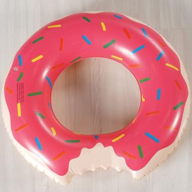 Imagem de Boia Redonda Donuts Infantil 80cm Rosa