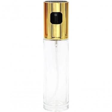 Imagem de Kit 2 Borrifadores De Azeite/Vinagre Galheteiro De Vidro 100Ml (Dourado)