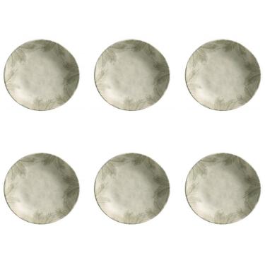 Imagem de Conjunto De Pratos Fundos 06 Peças Bio Tropicália Porto Brasil