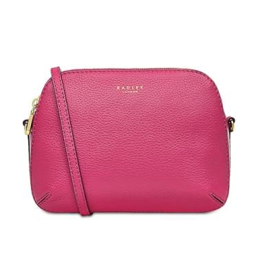 Imagem de RADLEY Bolsa de couro London Dukes Place com vários compartimentos, Rosa brilhante