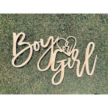 Imagem de QWTOWFM Placa De Madeira Para Menino Ou Menina Como Pano Fundo, Lindo Fundo Chá Bebê, Parede Revelação Do Sexo Adereço Fotos