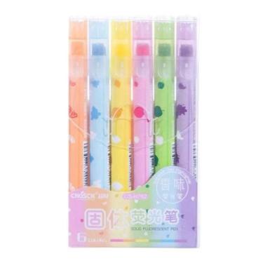 Imagem de Marca Texto Em Gel Próprio Para Estudos Bíblicos 6 Cores - Malaysia Co