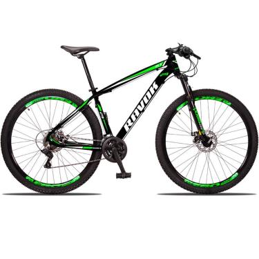 Imagem de Bicicleta Aro 29 Alumínio Shimano Suspensão 24 Marchas Freio A Disco Verde Tamanho 19"