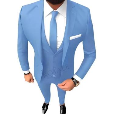 Imagem de Terno Italiano Slim Masculino (Paletó + Calça) - ROYALE MODA SOCIAL, A