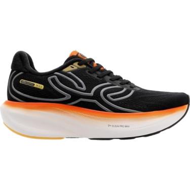 Imagem de Tênis Olympikus Corre Max Masculino - Preto e Laranja - 39