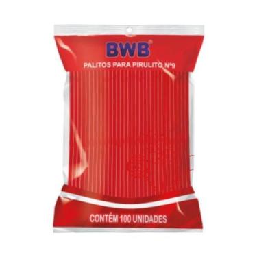 Imagem de 200 Palito para Pirulito Plástico 9cm - AAZ, Vermelho