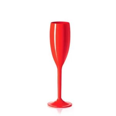 Imagem de Taça Champagne c/5 und - Mirandinha, Vermelho