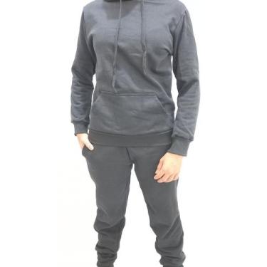 Imagem de Conjunto moletom masculino e feminino - GB, Preto, GG