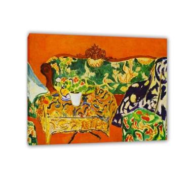 Imagem de Arte de parede em tela de Henri Matisse, pôster espanhol Still Life 1910, arte de parede em tela impressionista para sala de estar quarto banheiro 105 x 80 cm (41 x 31 pol) emoldurada