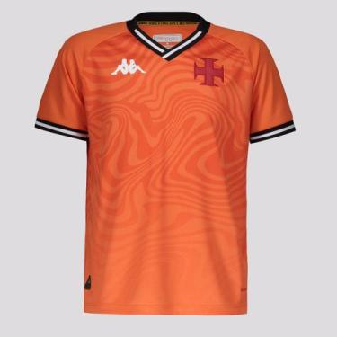 Imagem de Camisa Kappa Vasco Goleiro 2025 Infantil, 2 ANOS