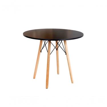 Imagem de Mesa Eames Eiffel Redonda 80 Cm - Preto