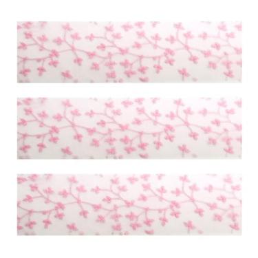 Imagem de Fita tule bordado 6cm cor 031 rosa bebê metro - CARRETEL