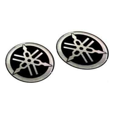 Imagem de Adesivo Resinado Logo Tanque Compatível Com Yamaha 6x6 Cms - SPTS