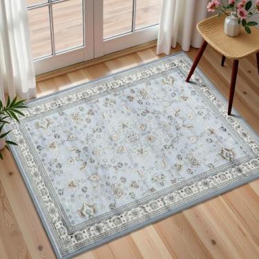 Imagem de Flagover Tapetes Boho 5 x 7 Azul Claro