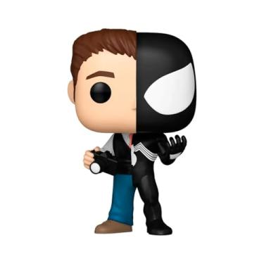 Imagem de Boneco, Candide, Funko POP! Peter Parker/Homem-Aranha Preto com Chase, Marvel Split - 10 cm