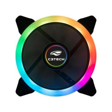 Imagem de Cooler Fan Super Led Rgb Colorido 12V 120Mm Gamer - C3tech