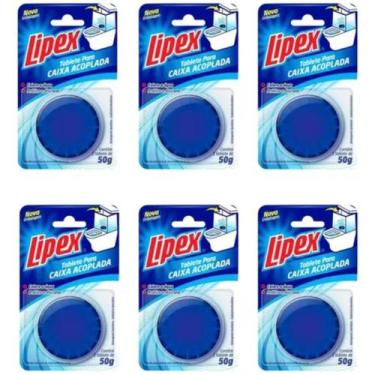 Imagem de Bloco Caixa Acoplada Lipex Pedra Sanitaria Marine Kit 6Un