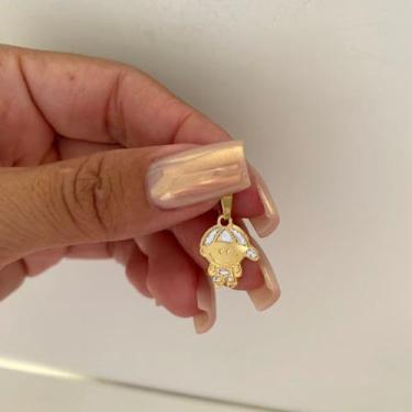 Imagem de Pingente Filho(a) Bonequinho  Presente Emocional para Mães em Semijoia