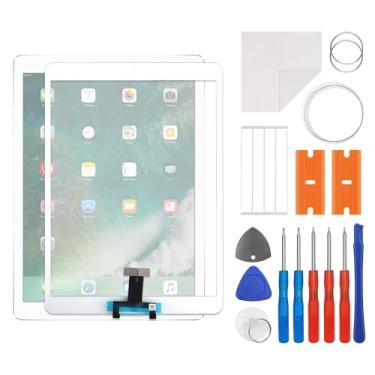 Imagem de SWARK Nova substituição de digitalizador de tela sensível ao toque para iPad Pro 10,5 polegadas A1701, A1709, A2153, A2123 com kit de ferramentas de reparo adesivo OCA - sem tela LCD (branca)
