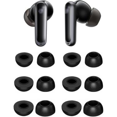 Imagem de ALXCD Fones de ouvido de espuma compatíveis com fones de ouvido Soundcore Liberty 4NC, P/M/G, 3 tamanhos, 6 pares de pontas de fone de ouvido de espuma viscoelástica macia, compatíveis com Liberty 4NC