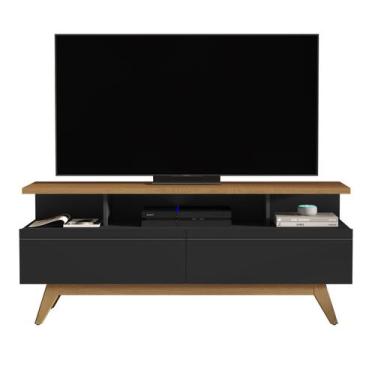 Imagem de Rack para Sala Estar Vivare Wood 1.36 com 2 Portas TV até 55 - Mega Fa