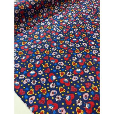 Imagem de 3M tecido chita, chitão 100% poliéster ou (3,00m x 1,50m ) - Impacto t