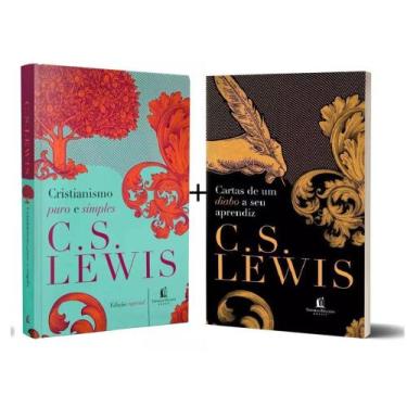 Imagem de Kit 2 livros C S Lewis - Cartas de um diabo + Cristianismo puro e simp