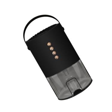 Imagem de WeiLaiKeQi Desumidificador para casa, desumidificador de ar silencioso com luz colorida, portátil, elétrico, tanque de água de 1,3L para armário, sala grande, RV, Preto