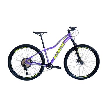 Imagem de Bicicleta Aro 29 Mtb Ksx Sd7 Feminina 12v Garfo com Trava K7 Freio a Disco Hidráulico Kit 1x12-Feminino