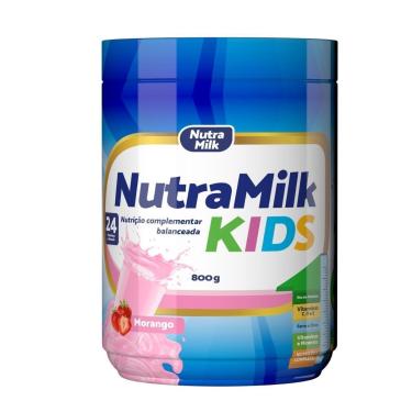 Imagem de NutraMilk Kids Suplemento alimentar infantil em pó sem glúten 800g Rico em Vitaminas e Minerais-Unissex