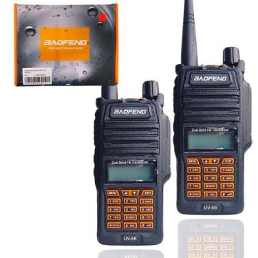 Imagem de Kit 2 Rádio Comunicador Baofeng UV9R 10W IP67 Profissional UHF VHF