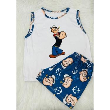 Imagem de Kit 6 Pijamas Infantis de Regata Personagens - Boutique da Bibs, 12