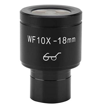 Imagem de QANYEGN WF10X/18MM Microscópio biológico em grande angular, lente ocular dos olhos, microscópio oculares acessórios para microscópio óptico oculares lentes de microscópios biológic
