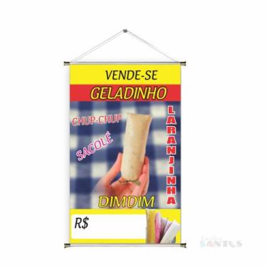 Imagem de Banner pronto Chup-Chup BA 412 medida 45x70 cm arte Pronta