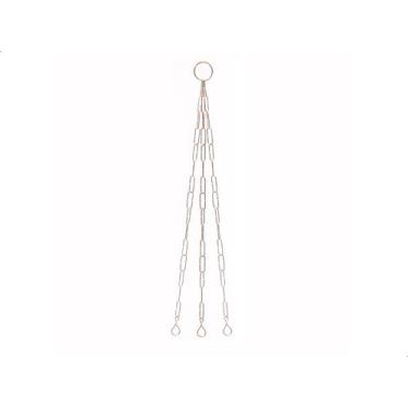 Imagem de Corrente de Metal Tripla para Pendurar Vasos Flores 64cm - JORANI