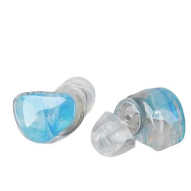 Imagem de Diyeeni Earónos do IEM, Fones de Ouvido Com Fio HiFi, Unidade de Armadura Equilibrada, Fone de Ouvido Com Cancelamento de Ruído Com Cabo Destacável para Músicos, Cantores, Amantes da (Azul claro)