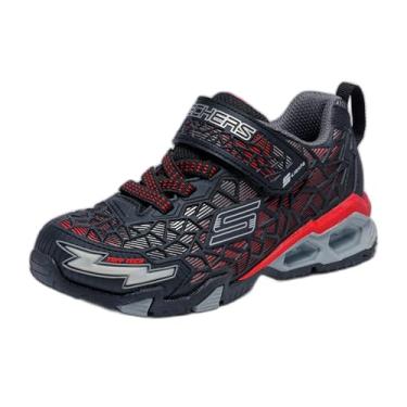 Imagem de Skechers Tênis masculino Hydro Lights Tuff Force, Preto/vermelho, 1 Little Kid