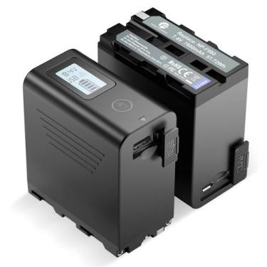 Imagem de Bateria FirstPower NP-F970 7800mAh 7,4 V com USB para Sony Handycam