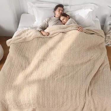 Imagem de Cobertor elétrico King, cobertor aquecido extragrande tamanho king com controle duplo de 5 níveis de aquecimento e 10 horas de desligamento automático, cobertor elétrico aquecido para roupa de cama
