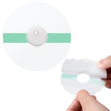 Imagem de SUNMON Pacote Com 40 Unidades De Freestyle Libre 3 Capas, Capa Para Sensor Glicose Free Style, Adesivos Pré-Cortados, Papel Longa Duração 10 A 14 Dias, Sem Cola No Centro, Da (Transparente)