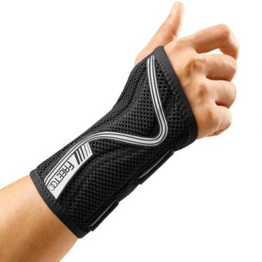 Imagem de Pulseira FREETOO para alívio da dor no túnel do carpo na mão esquerda