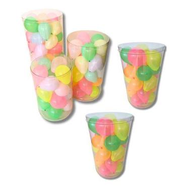 Imagem de Trio Cilindro Transparente Tampa E Base Flex 100 80 60 48 48 - Lúdica 