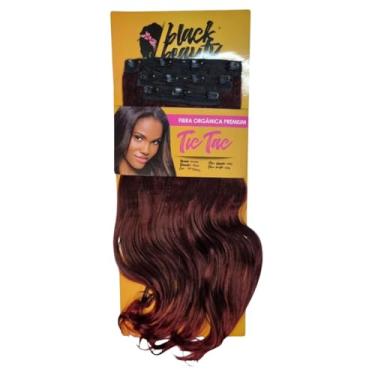 Imagem de APLIQUE TIC TAC BLACK BEAUTY - Preto Ombre Marsala