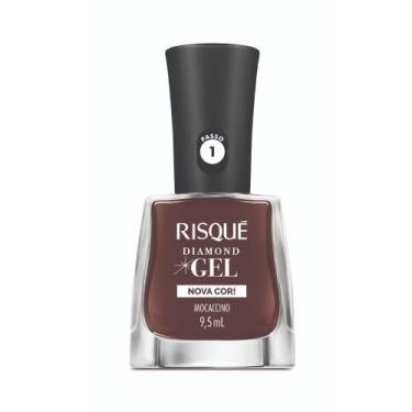 Imagem de Esmalte Risqué Diamond Gel Mocaccino 9,5ml